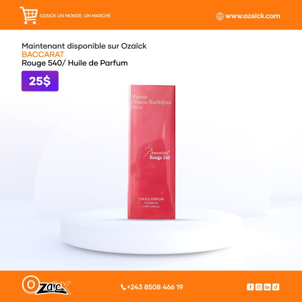 Baccarat Rouge 540/Huile de parfum